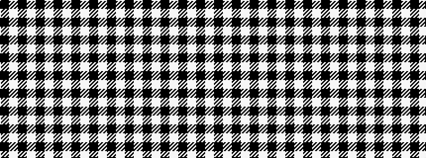 idealised woven sample of pattern KWKWKWKWKWK