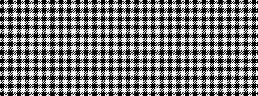 idealised woven sample of pattern KWKWKWKWKWKWKW