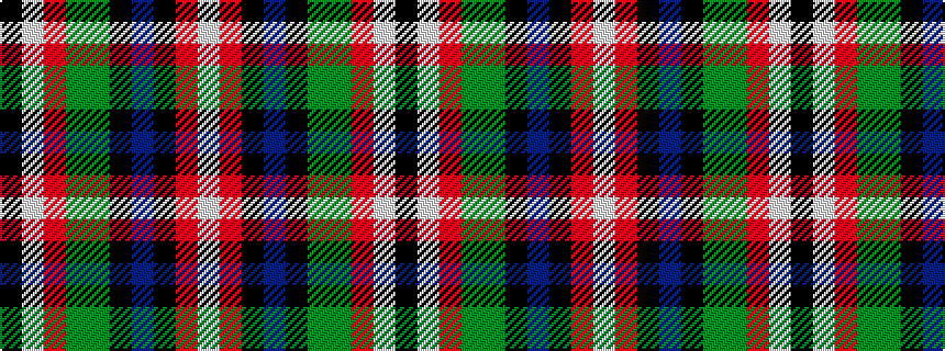 idealised woven sample of pattern KWRGGKBKRW