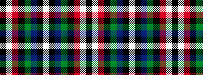 idealised woven sample of pattern KWRKGBKW