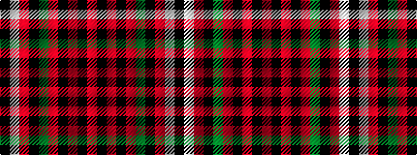 idealised woven sample of pattern KWRKGRKRKR