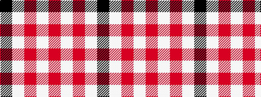 idealised woven sample of pattern KWRWR