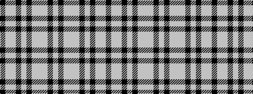 idealised woven sample of pattern KWWKWKWWWKW