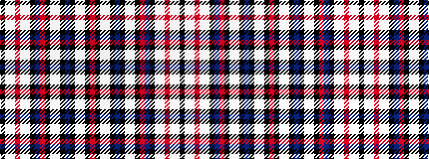 idealised woven sample of pattern KWWRWWKBRKWWKBKWWKR