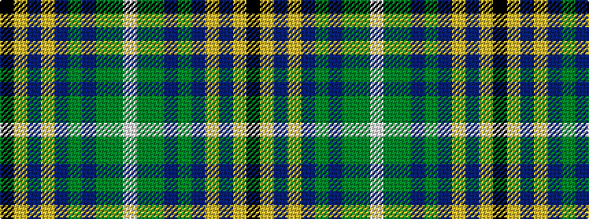 idealised woven sample of pattern KYBYBGBGGW