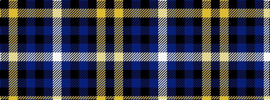 idealised woven sample of pattern KYKBKBW