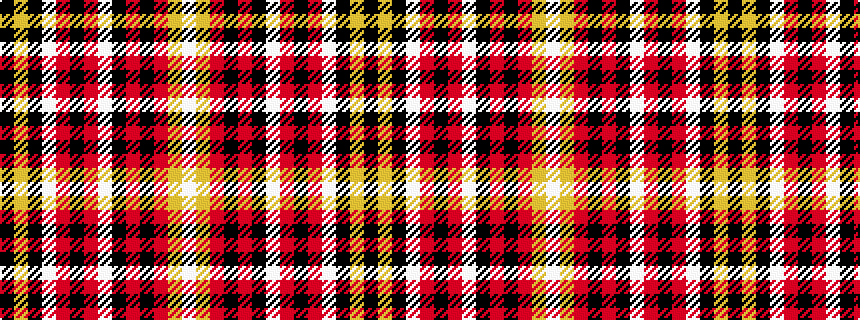 idealised woven sample of pattern KYKWRKRWKRKRYW