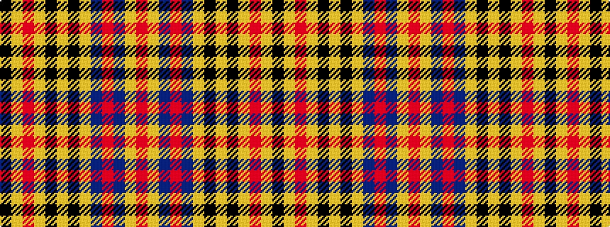 idealised woven sample of pattern KYRYKYKYBRBYR