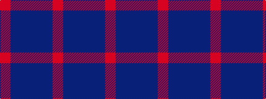 idealised woven sample of pattern RBBBBR