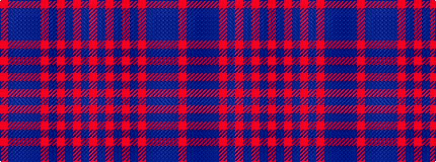 idealised woven sample of pattern RBBBBRBRBRBR