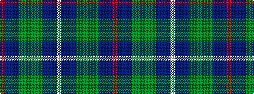 idealised woven sample of pattern RBBBGGGGGBBBW