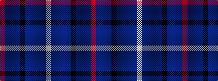 idealised woven sample of pattern RBBBKBBBBW