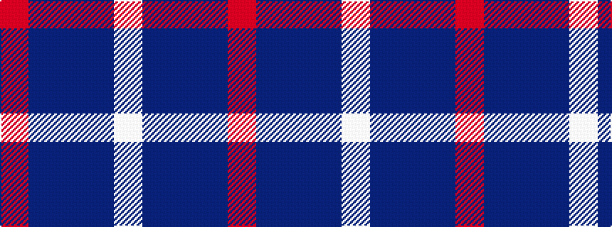 idealised woven sample of pattern RBBBW