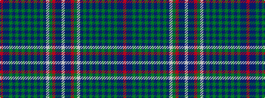 idealised woven sample of pattern RBBGBGBGBGBGBGBWGRBBW