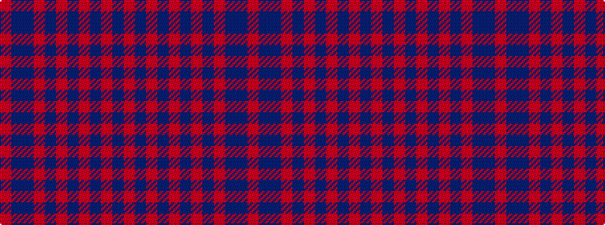 idealised woven sample of pattern RBBRBRBRBRBR
