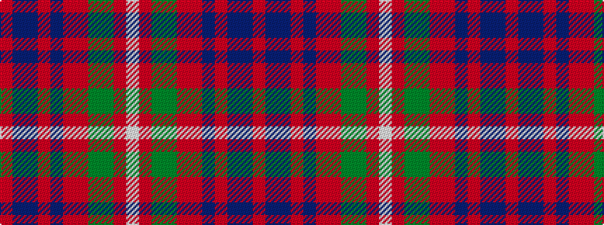 idealised woven sample of pattern RBBRBRRGGRW