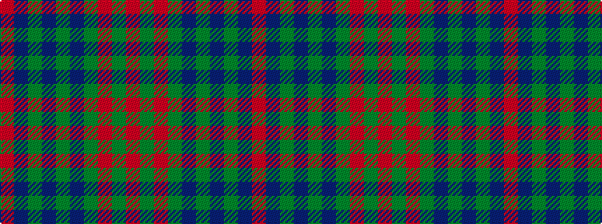 idealised woven sample of pattern RBGBGBGRGR