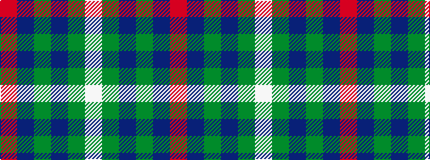 idealised woven sample of pattern RBGBGW