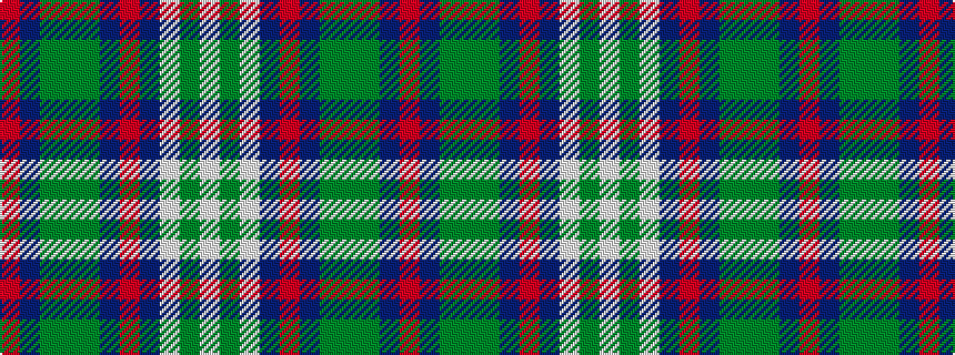 idealised woven sample of pattern RBGGGBRBWGW