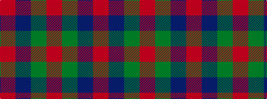 idealised woven sample of pattern RBGR