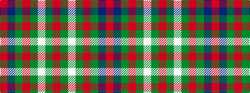idealised woven sample of pattern RBGRGWGR