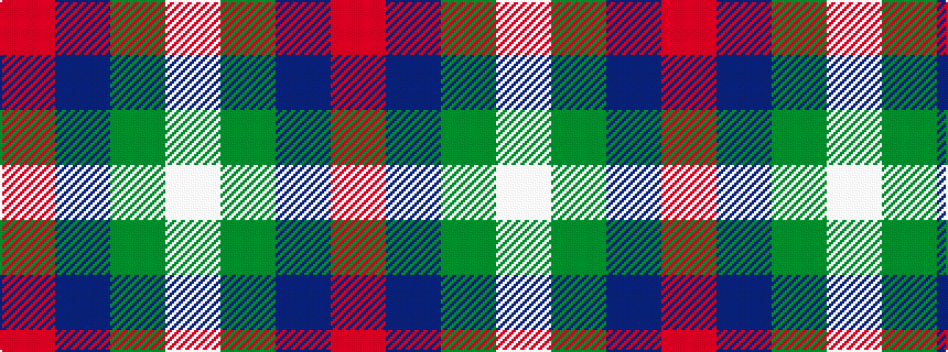 idealised woven sample of pattern RBGW