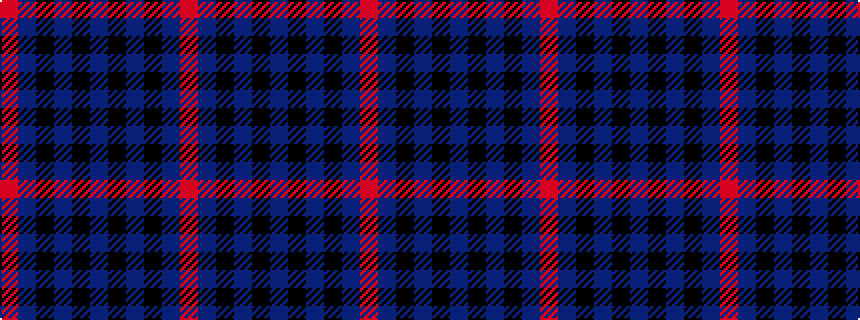 idealised woven sample of pattern RBKBKBKBKBR