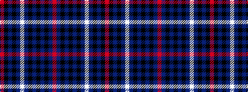 idealised woven sample of pattern RBKBKBKBWBKBKR
