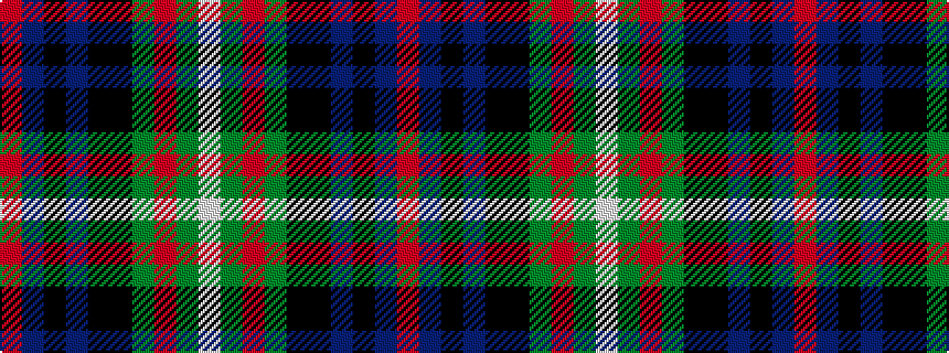 idealised woven sample of pattern RBKBKKGRGW