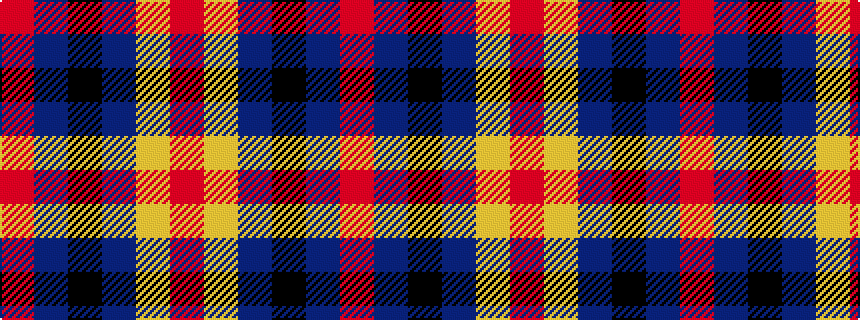 idealised woven sample of pattern RBKBYR