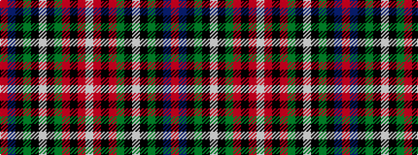 idealised woven sample of pattern RBKGKWKGRKRW