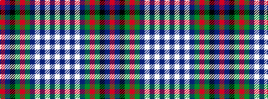 idealised woven sample of pattern RBKGRGBWBWBW