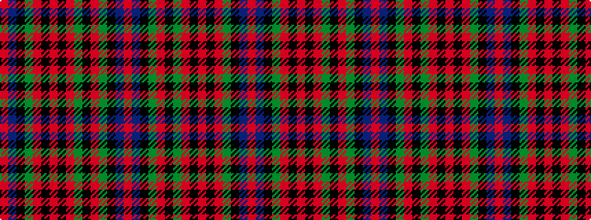 idealised woven sample of pattern RBKGRKGRKRKRGKBR