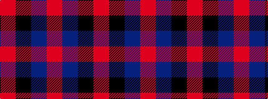 idealised woven sample of pattern RBKR