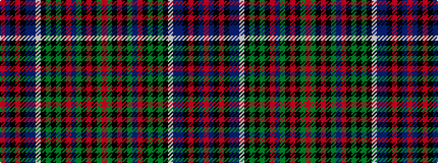 idealised woven sample of pattern RBKRKBBWKGKGKRBGKRKGR