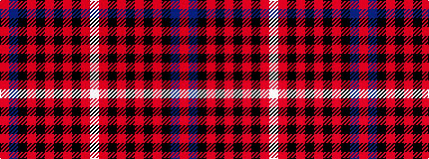 idealised woven sample of pattern RBKRKRKRKRW