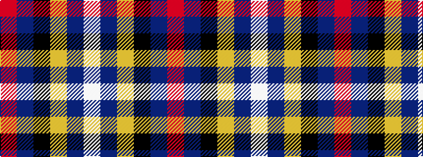 idealised woven sample of pattern RBKYBW