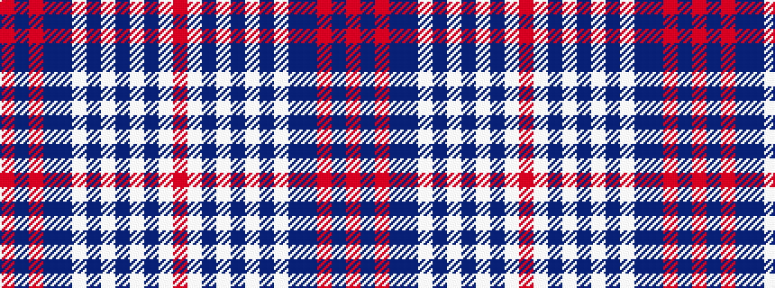 idealised woven sample of pattern RBRBBWBWBWBWR