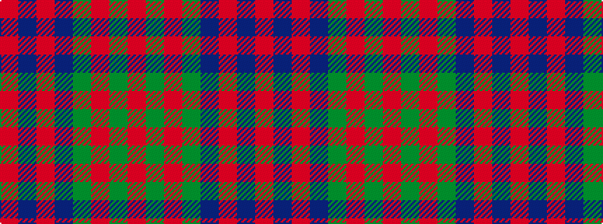 idealised woven sample of pattern RBRBGRGR