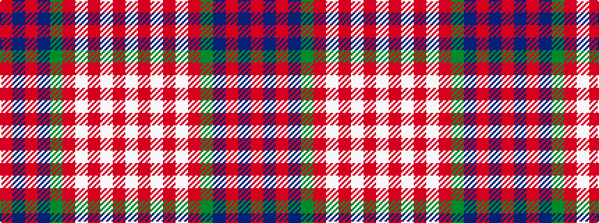 idealised woven sample of pattern RBRBGRWRWRW