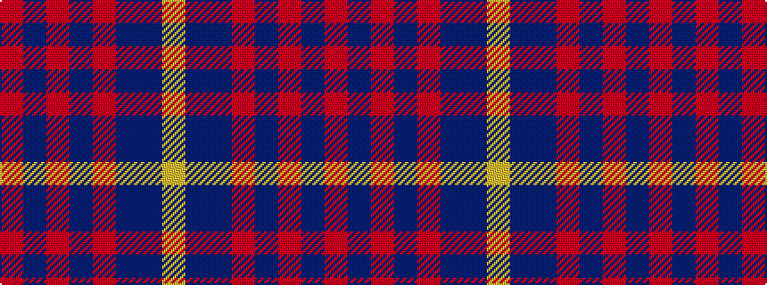 idealised woven sample of pattern RBRBRBBY