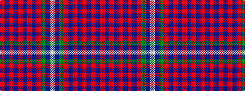 idealised woven sample of pattern RBRBRBRBRGBW