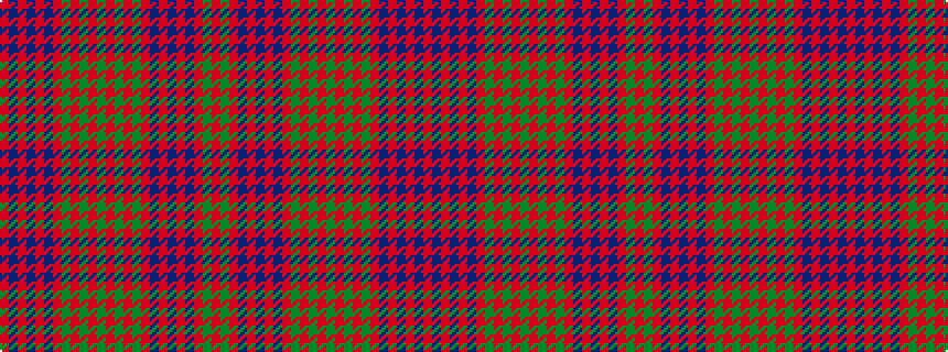 idealised woven sample of pattern RBRBRBRGRGRGRGRGRBRBRBRGR