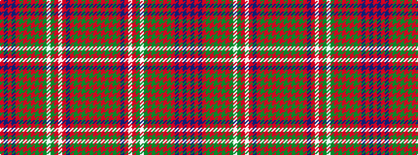 idealised woven sample of pattern RBRBRGRGRGRGWGRWRBRGRGRGR