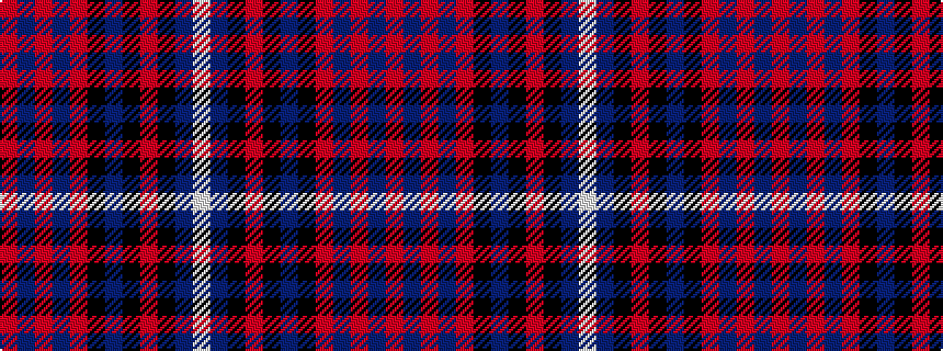 idealised woven sample of pattern RBRBRKBKRKBW
