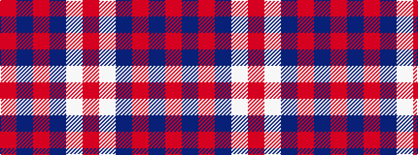 idealised woven sample of pattern RBRBWR