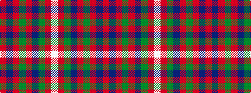 idealised woven sample of pattern RBRGRBGRW