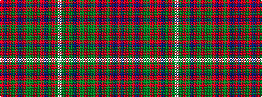 idealised woven sample of pattern RBRGRBRGGRGRBGRGW