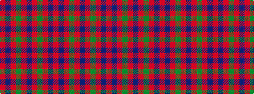 idealised woven sample of pattern RBRGRBRGRBR