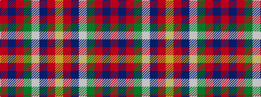 idealised woven sample of pattern RBRGWBRY